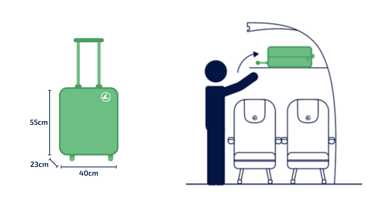 Cabin baggage LuxairTours